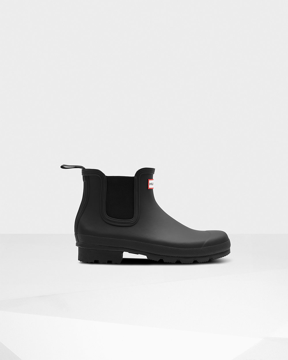 Mens Chelsea Boots - Hunter Original (63NMHCELI) - Black